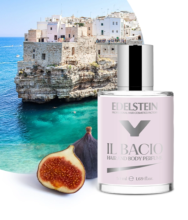 The new fragrance for hair and body, the scent of a Mediterranean summer
